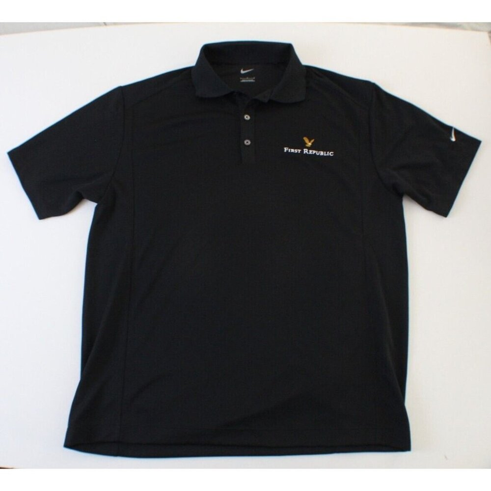 First Republic Bank Nike Mens Polo Shirt Size L